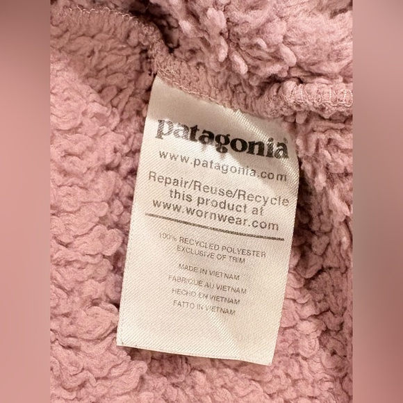 Patagonia Women's Los Gatos 1/4 Zip Fleece Jacket Mauve M - Picture 8 of 8